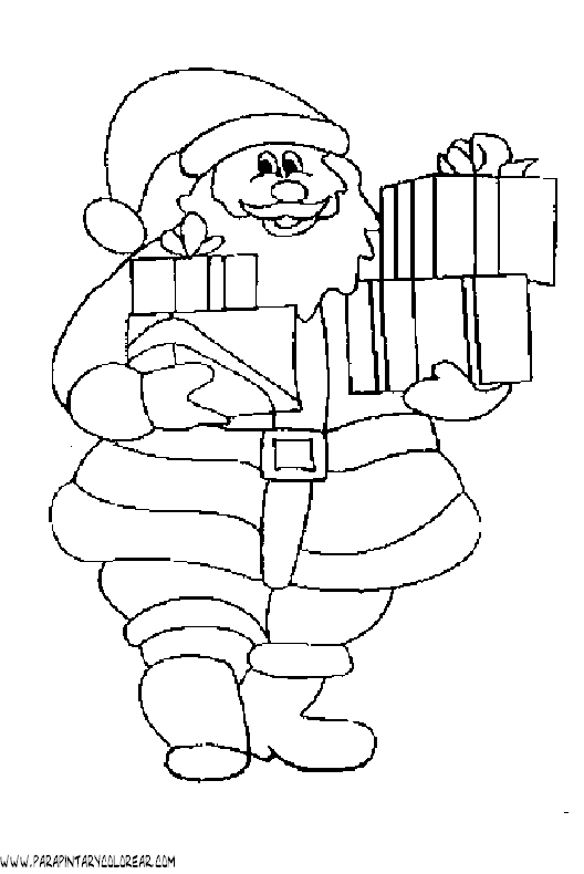 dibujos-papa-noel-posando-023.gif