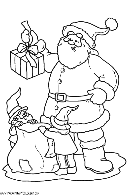 dibujos-papa-noel-posando-035.gif